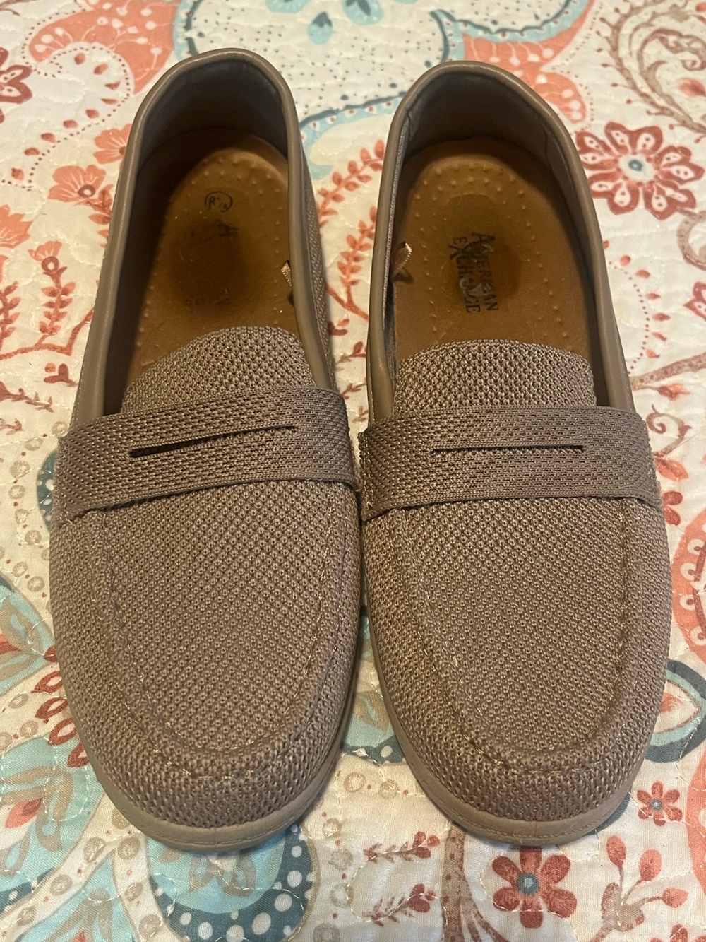 American Exchange Comfort Knit Loafers